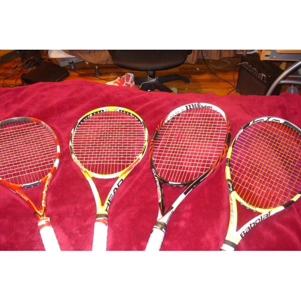 Pure Drive, Head Mid Plus, Babolat 135, Wilson Surge