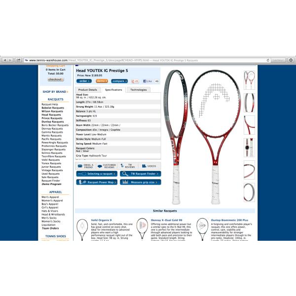 Prestige S Youtek 2012