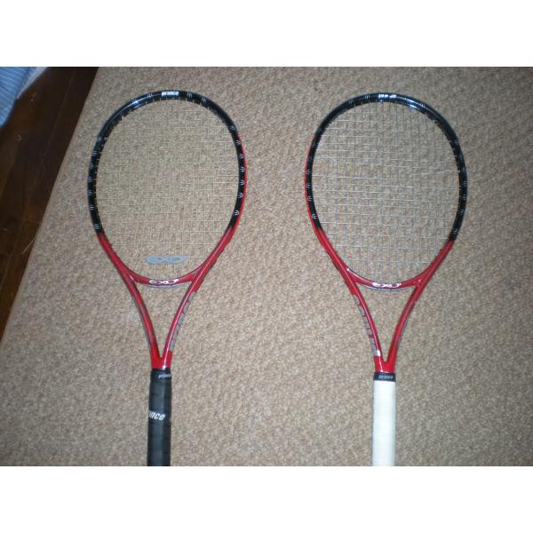 red 105 exo (two rackets!!)
