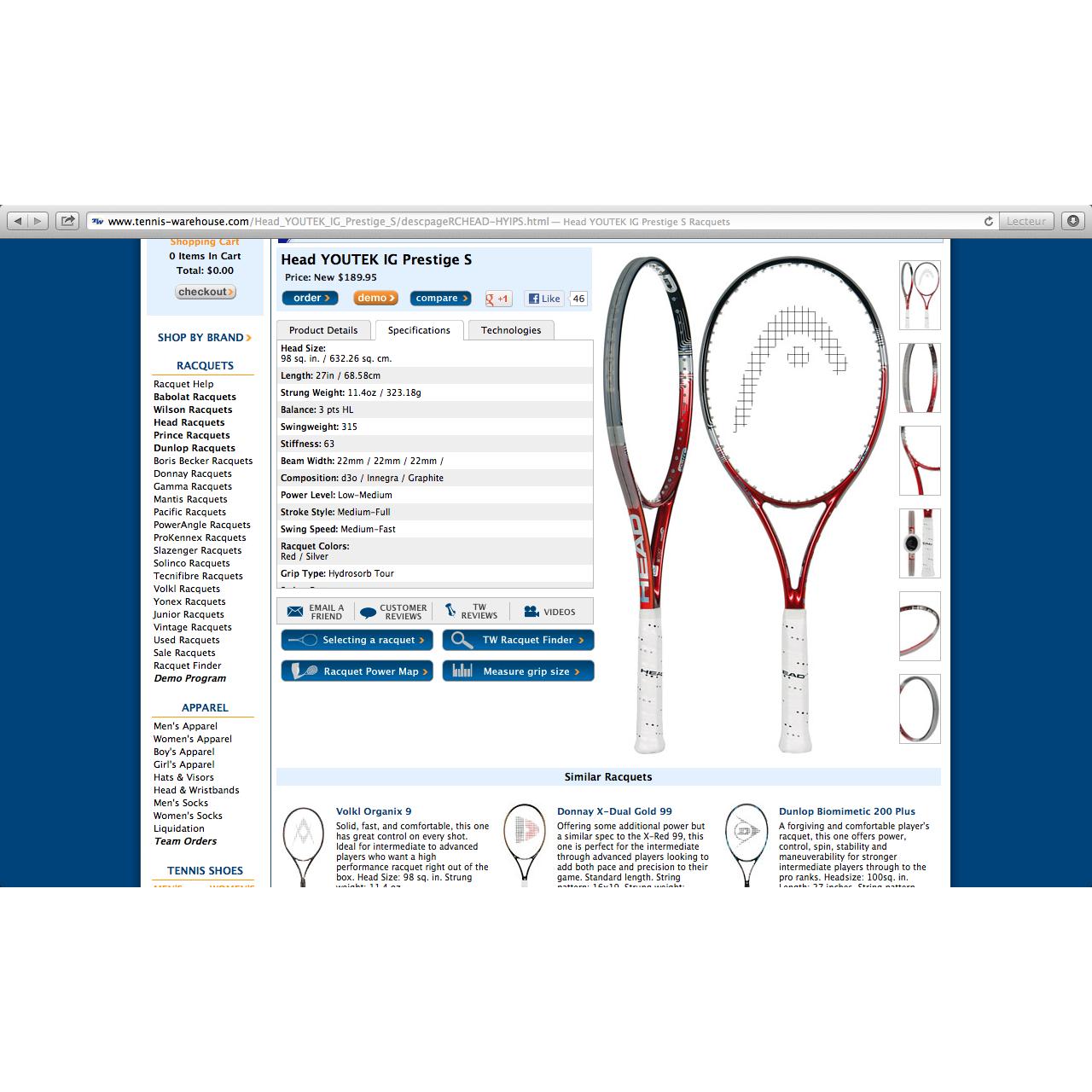 Prestige S Youtek 2012