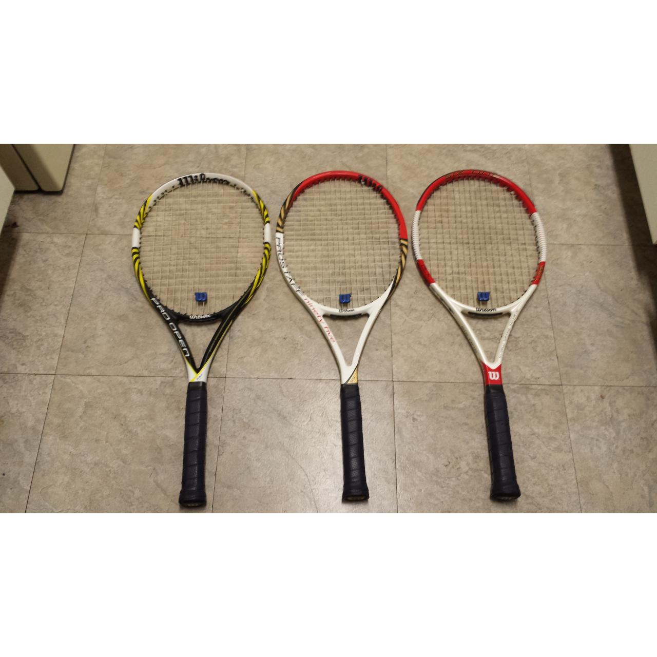 Selling Three Wilson Rackets