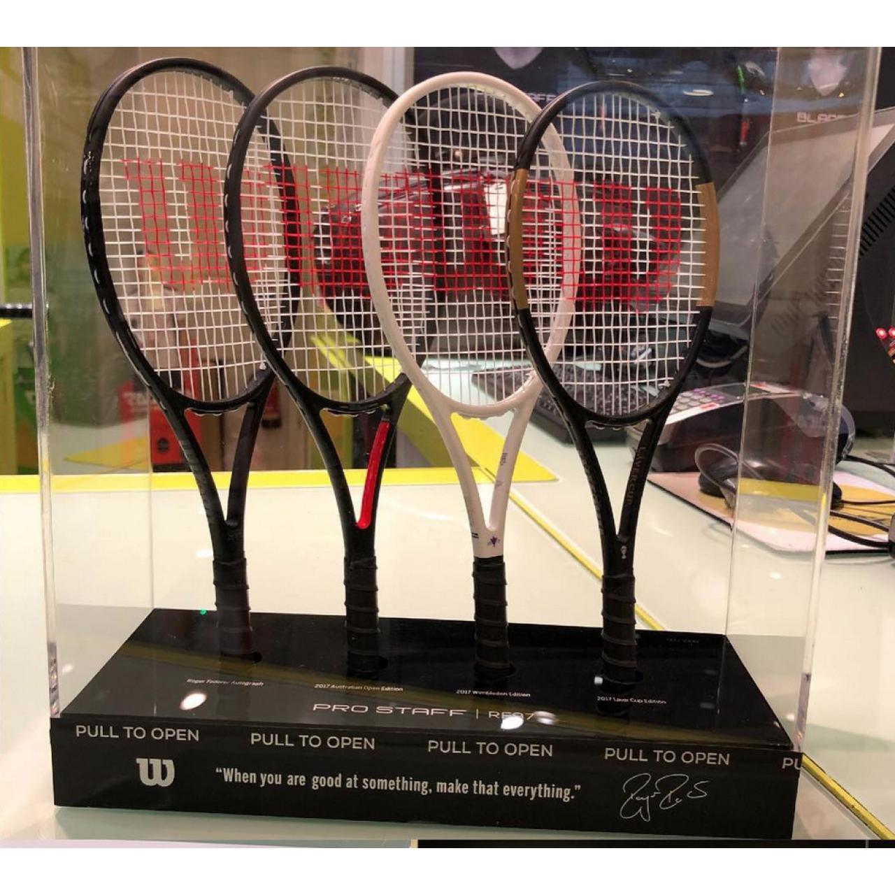 Roger Federer Signed Mini-Racket Collection 