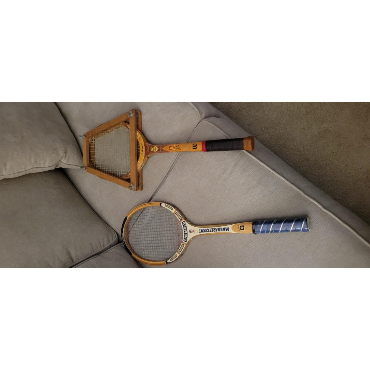 Chemold Margaret Court  (Never Used)  & Wilson Jack Kramer Ultra Speed Flex Fibre Face with press