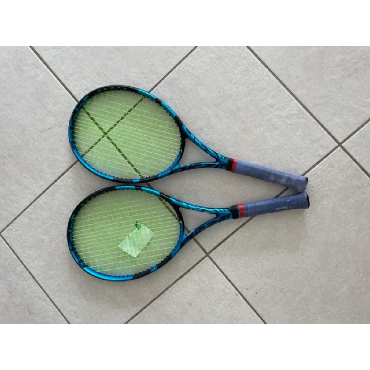  2 Babolat Pure Drives 2021 4 1/4 (100 per racquet)